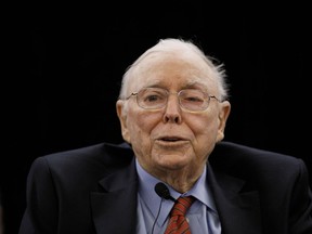 Charlie Munger has died at the age of 99.