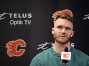 Calgary Flames forward Jonathan Huberdeau was benched for the last period of the game against the Nashville Predators.