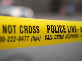 FILE: Police tape is shown in Toronto, Tuesday, May 2, 2017.