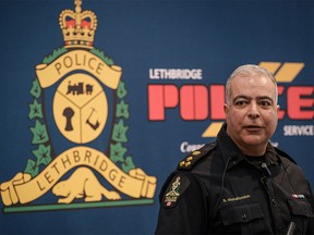 Lethbridge police Chief Shahin Mehdizadeh