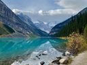 The world famous tourist attraction Lake Louise is pictured here in Banff National Park.