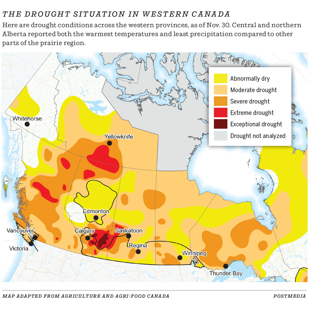 Drought map November 2023