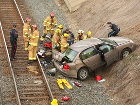 CTrain car crash