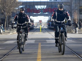 Calgary police bike unit