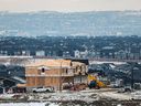 Homes on the northern edge of Calgary were photographed on Tuesday, December 19, 2023.
