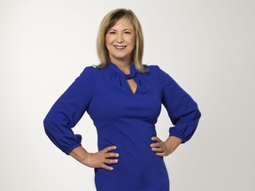 Global Calgary traffic reporter Leslie Horton, as shown in this undated handout image, has developed a thick skin after receiving nasty feedback from viewers for years but she unleashed a now viral verbal tirade against one of them last week after the individual "crossed my line."