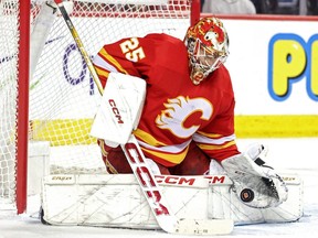 Calgary Flames goaltender Jacob Markstrom.