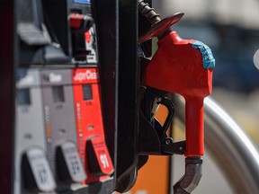A gas pump in Calgary