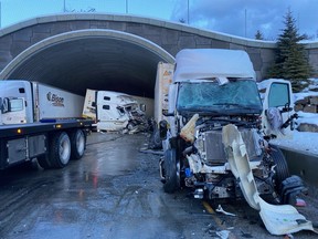 Trans\-Canada Highway crash Lake Louise