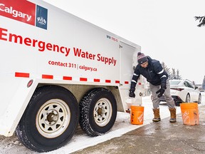 Calgary water main breaks