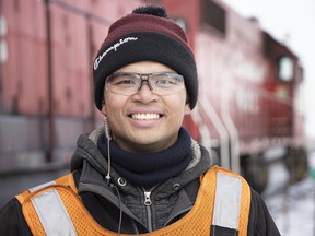 A locomotive engineer helping to move trains safely at Canadian Pacific Kansas City. SUPPLIED
