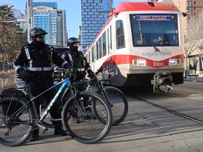 Calgary police downtown