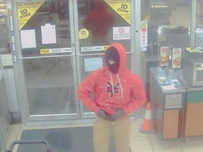 Airdrie armed robbery suspect