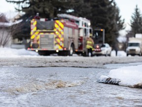 Calgary water main break