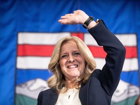 Leader of the NDP Rachel Notley gives her concession speech in Edmonton on Monday, May 29, 2023. Alberta's Opposition NDP says it will announce a new leader to replace Rachel Notley on June 22.