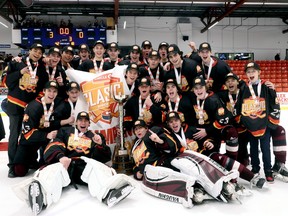 Shattuck-St. Mary's beat the Phoenix Jr Coyotes 3-0 to be the Circle K Classic champions at Max Bell arena in Calgary