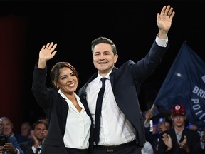 Conservative Leader Pierre Poilievre and his wife Anaida