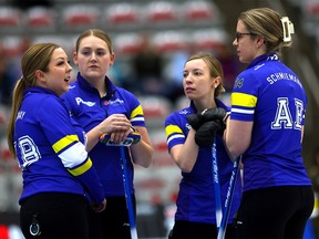 Team Alberta skip Selena Sturmay and team