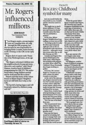 Calgary Herald; Feb. 28, 2003.
