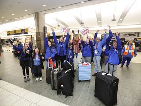 Special Olympics athletes arrive in Calgary