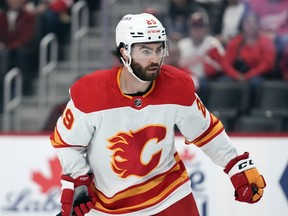 Calgary Flames forward Dillon Dube
