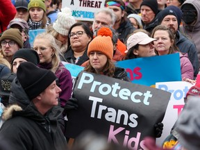 Transgender rights rally