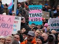 Transgender rights rally in Calgary