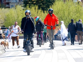 E-bikes, e-scooters