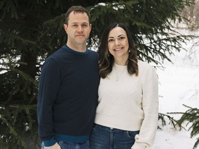 Alanna McDonald and her husband.