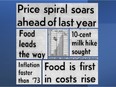 calgary herald inflation headlines from 1974