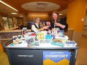 Comfort Cart at Peter Lougheed Centre