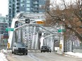 Police negotiation with an unidentified man atop the Reconciliation Bridge