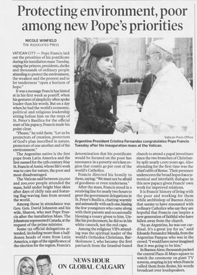 Calgary Herald; March 20, 2013.