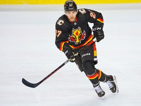 Calgary Flames forward Matt Coronato
