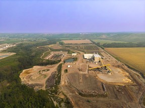 The property formerly owned by Canfor Pulp Products Inc. in Taylor, B.C., which Calgary-based Buffalo Rail and Infrastructure has purchased for $7 million.