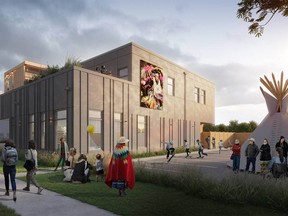 A rendering of Urban Society for Aboriginal Youth's new centre