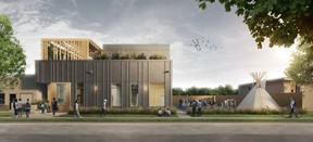 A rendering of Urban Society for Aboriginal Youth's new centre