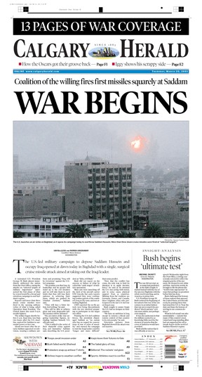 Calgary Herald; March 20, 2003.