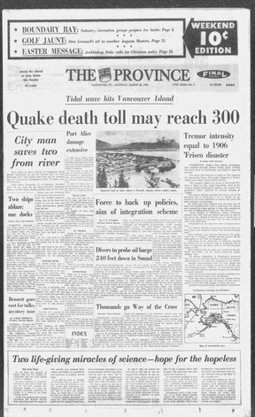 Alaska earthquake 1964