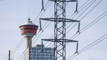 Calgary power lines