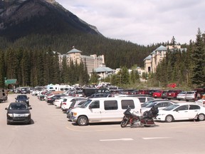 Lake Louise parking