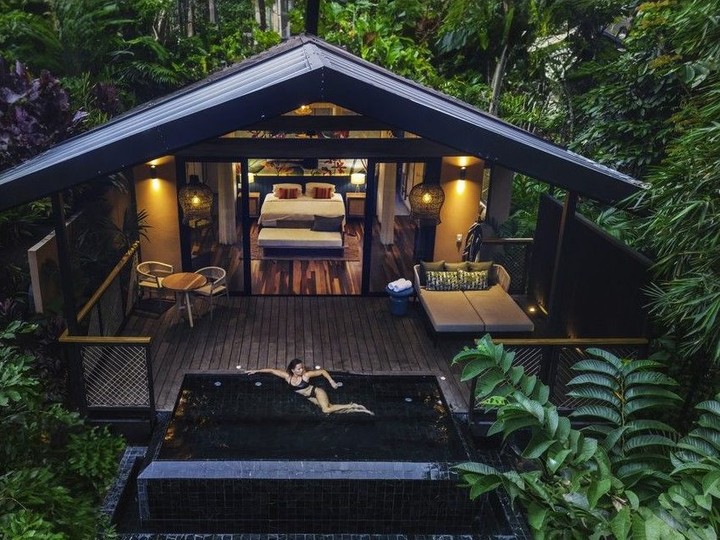  One of the Nayara Gardens’ luxurious casitas after renovation in Costa Rica’s Arenal rainforest. Courtesy Nayara Resorts.