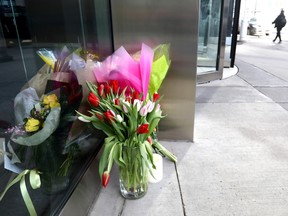 Flowers at scene