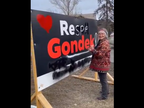 recall Gondek-defaced-sign