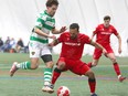 Sergio Camargo, Cavalry FC vs Foothills FC in an exhibition pre-season soccer match