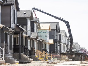 Home construction in Calgary