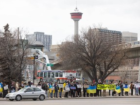 Defend Ukrainian Sky rally in Calgary