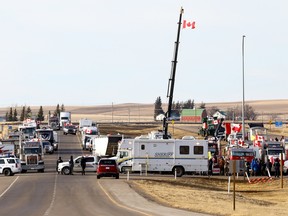Coutts Alberta border blockade