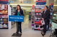 Premier Danielle Smith and then-health minister Jason Copping make an announcement about the availability of children’s medication on Dec. 6, 2022, in Edmonton.
