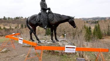 Cochrane statue vandalized